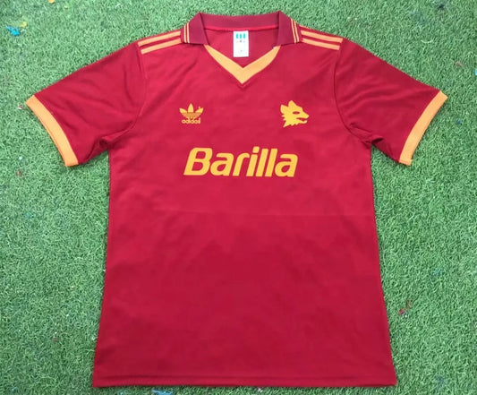 92/94 Roma Home Retro Jersey