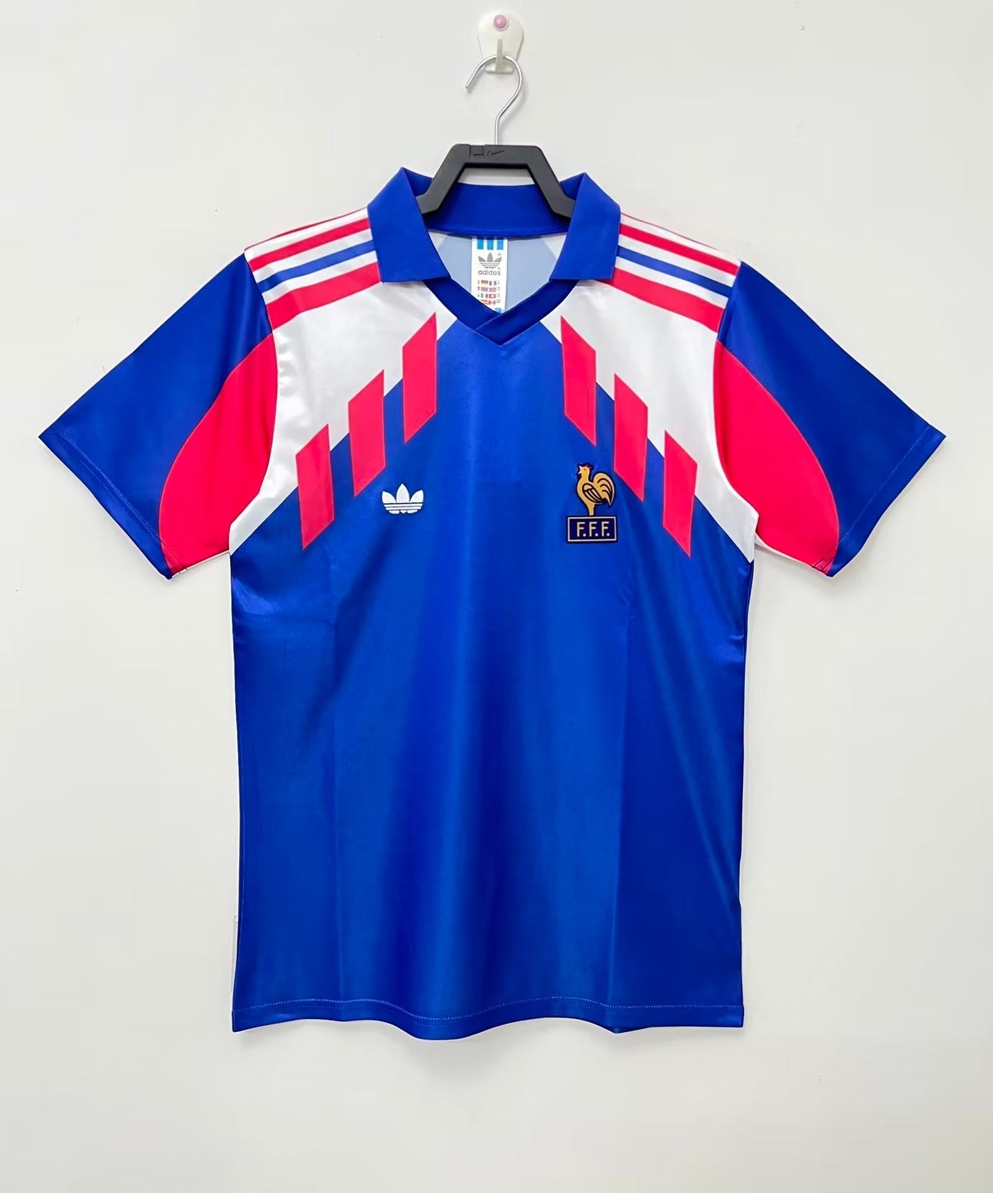 1990 France Home World Cup Retro Jersey