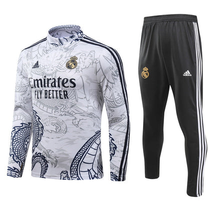 Real Madrid White Dragon Tracksuit