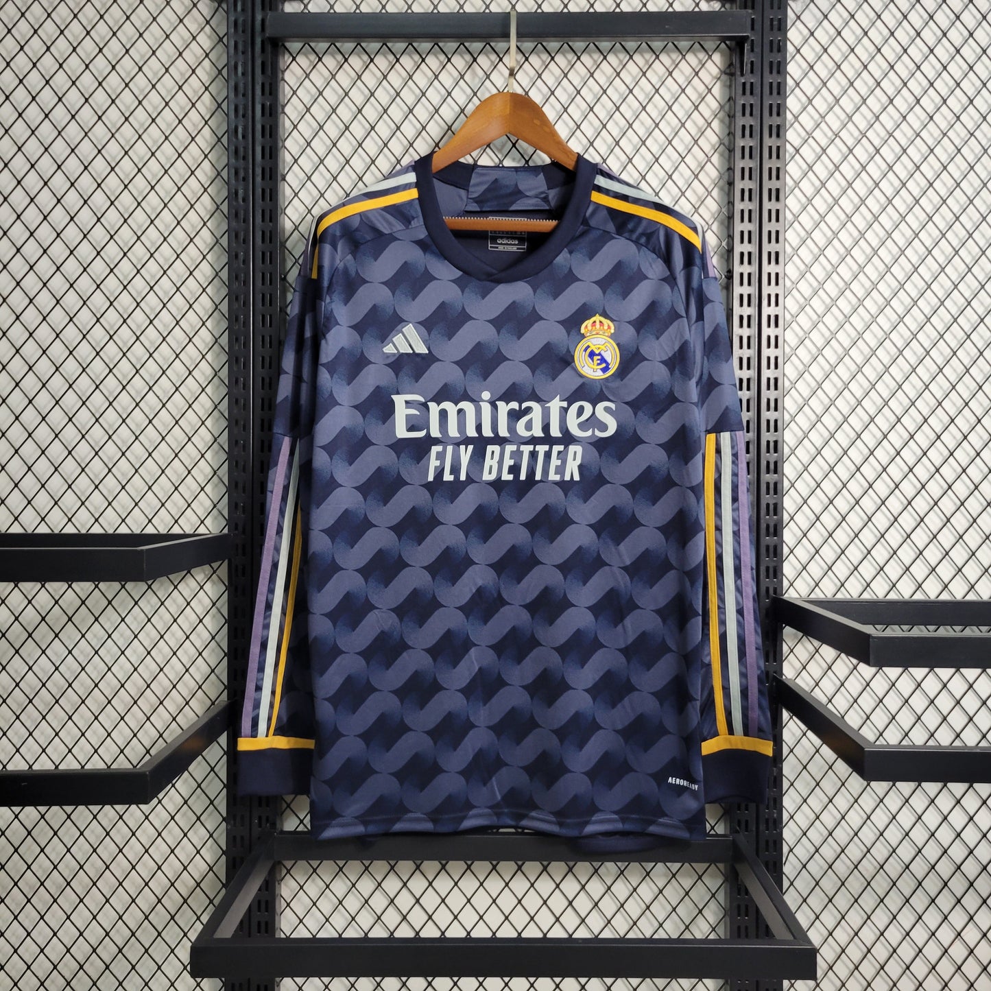 23-24 Real Madrid Away Long Sleeve Jersey