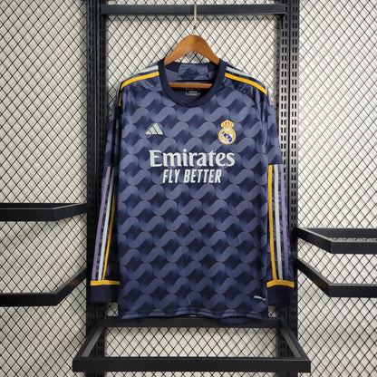 23-24 Real Madrid Away Long Sleeve Jersey