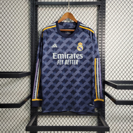 23-24 Real Madrid Away Long Sleeve Jersey