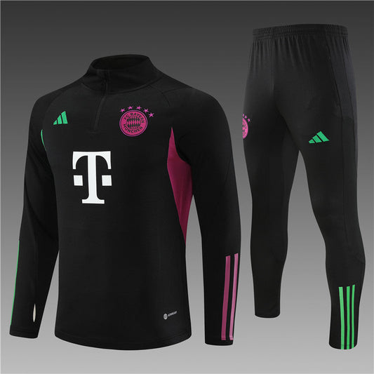 Bayern Black Tracksuit