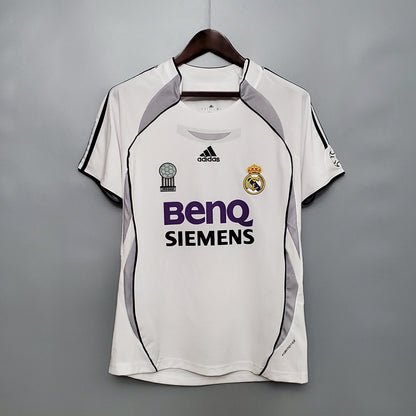 06/07 Real Madrid Home Long Sleeve Retro Jersey