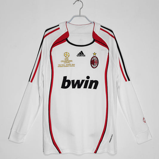 06/07 AC Milan Away Long Sleeve Retro Jersey
