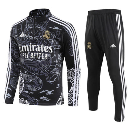 Real Madrid Black Dragon Tracksuit