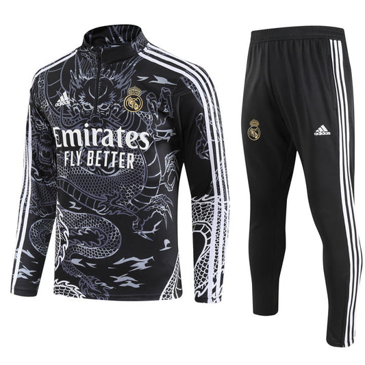 Real Madrid Black Dragon Tracksuit