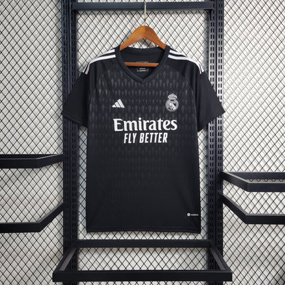 23-24 Real Madrid Black Goalkeeper Jersey