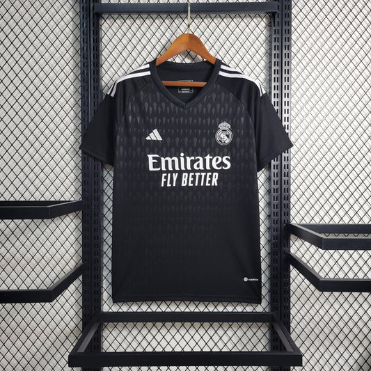 23-24 Real Madrid Black Goalkeeper Jersey