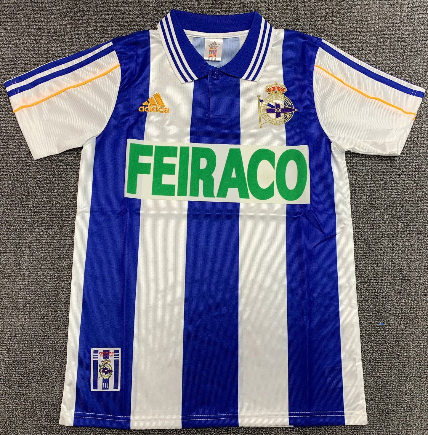 1999-00 Deportivo La Coruna Home Retro Jersey