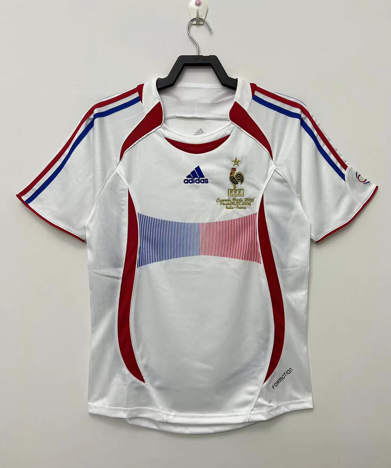 06 France Away Retro Jersey