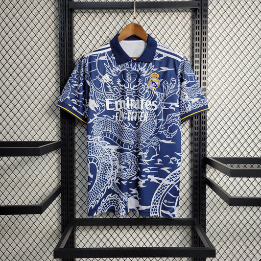 23-24 Real Madrid Blue Dragon Special Edition Jersey