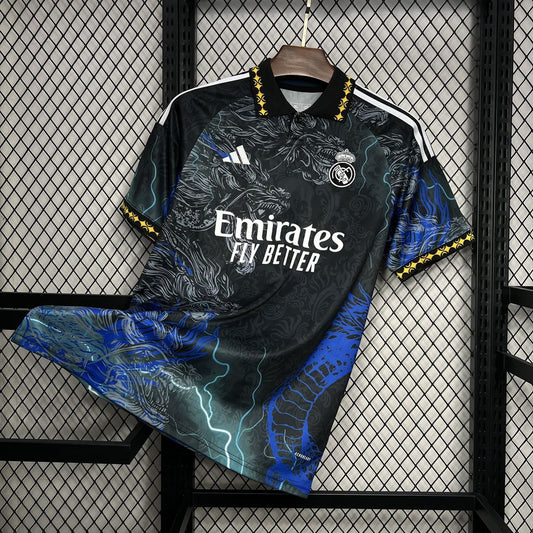 24-25 Real Madrid Black Dragon Jersey