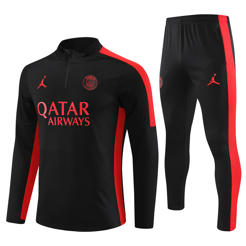Jordan Paris Black Color Tracksuit