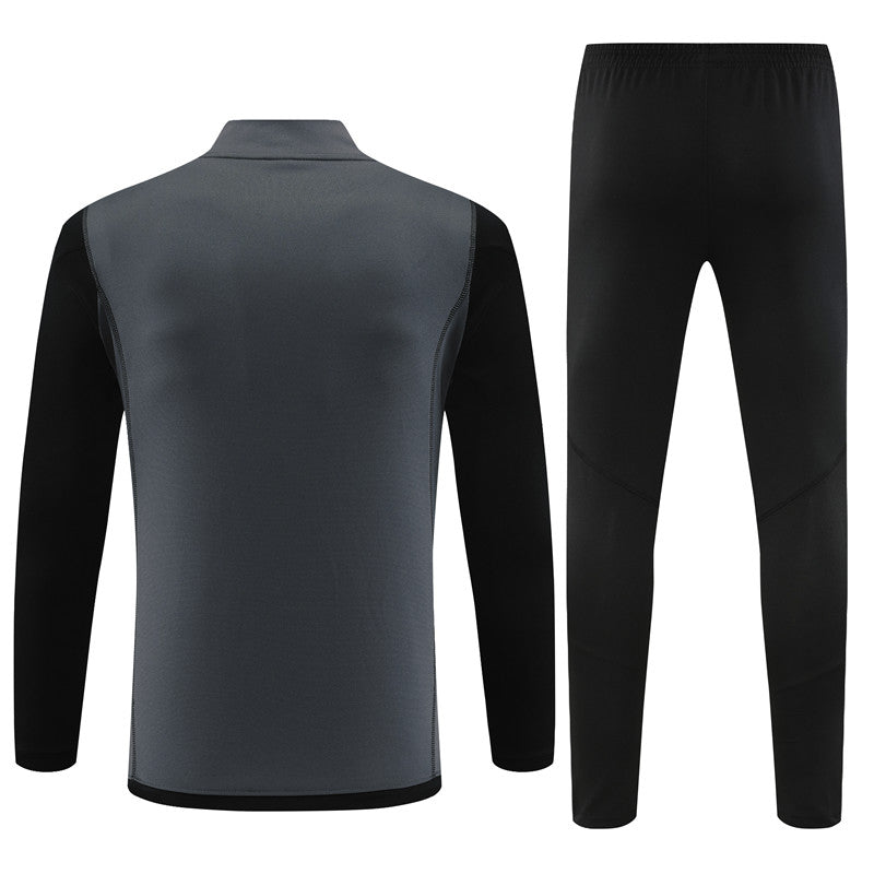 Real Madrid Dark Gray Tracksuit