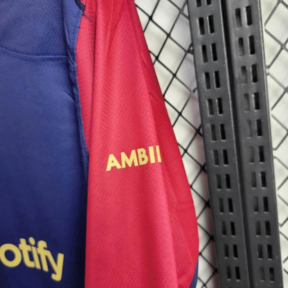 24-25 Barcelona Home Long Sleeve Jersey
