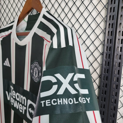23/24 Manchester United Away Long Sleeve Jersey