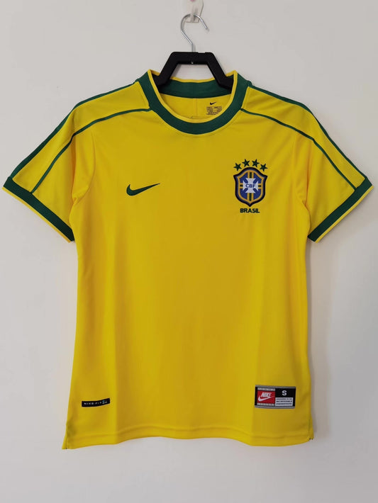 1998 Brazil Home Retro Jersey