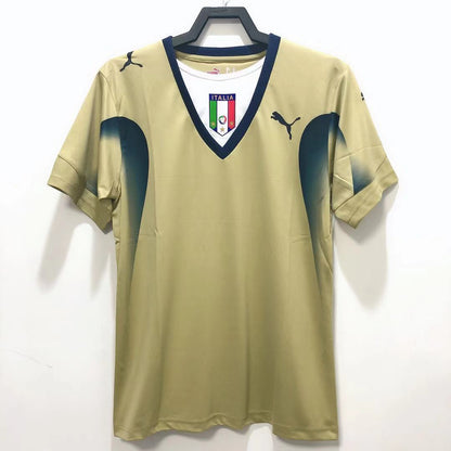 2006 Italy Goalkeeper Golden Retro Jersey