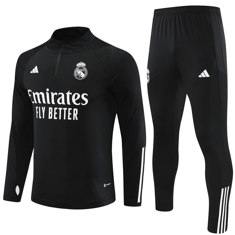Real Madrid Black Tracksuit