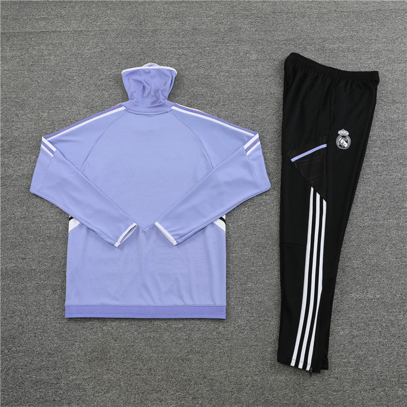 Madrid Purple high Collar Style Tracksuit