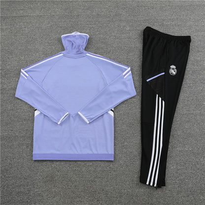 Madrid Purple high Collar Style Tracksuit