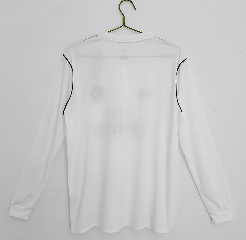 17/18 Real Madrid Home Long Sleeve Retro Jersey