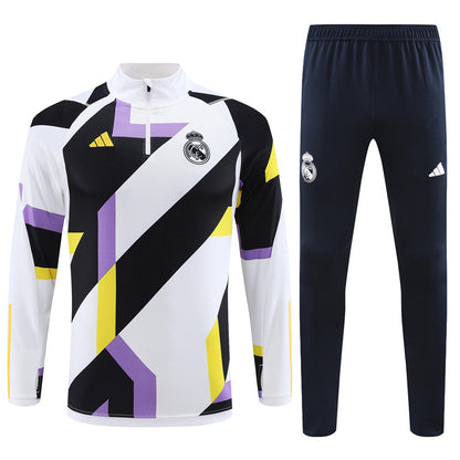 Real Madrid White Camouflage Style Tracksuit
