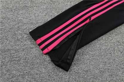 Juventus Rose Red High Collar Style Tracksuit