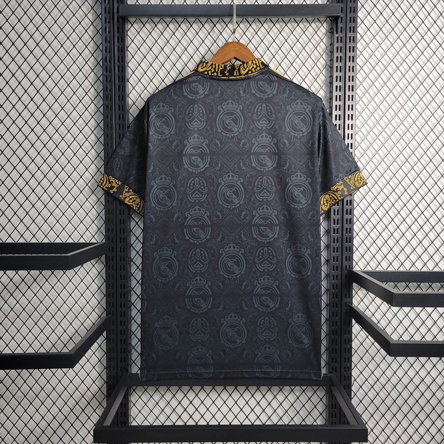 23-24 Real Madrid Black & Gold Special Edition Concept Jersey
