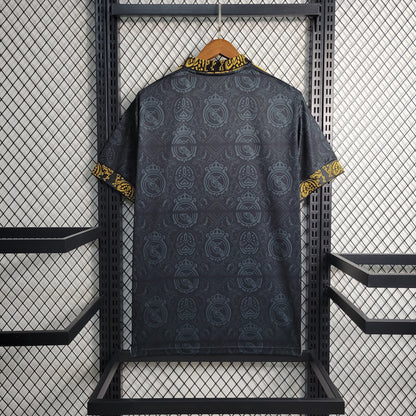 23-24 Real Madrid Black & Gold Special Edition Concept Jersey