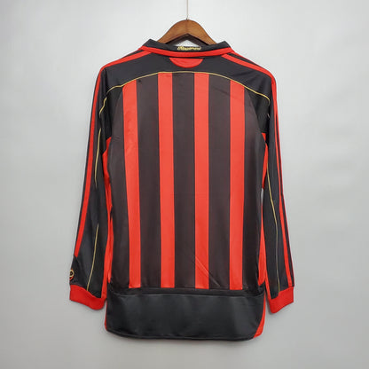06/07 AC Milan Home Long Sleeve Retro Jersey