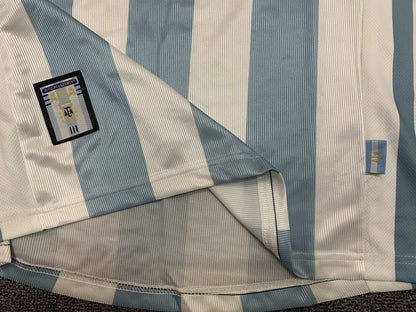 1998 Argentina Home Retro Jersey