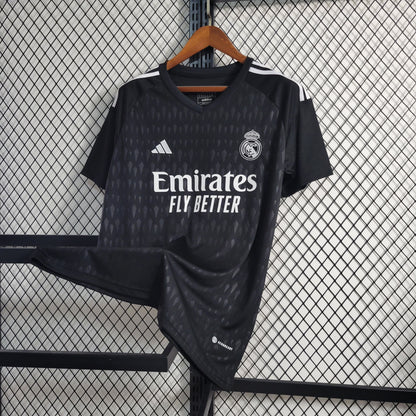 23-24 Real Madrid Black Goalkeeper Jersey