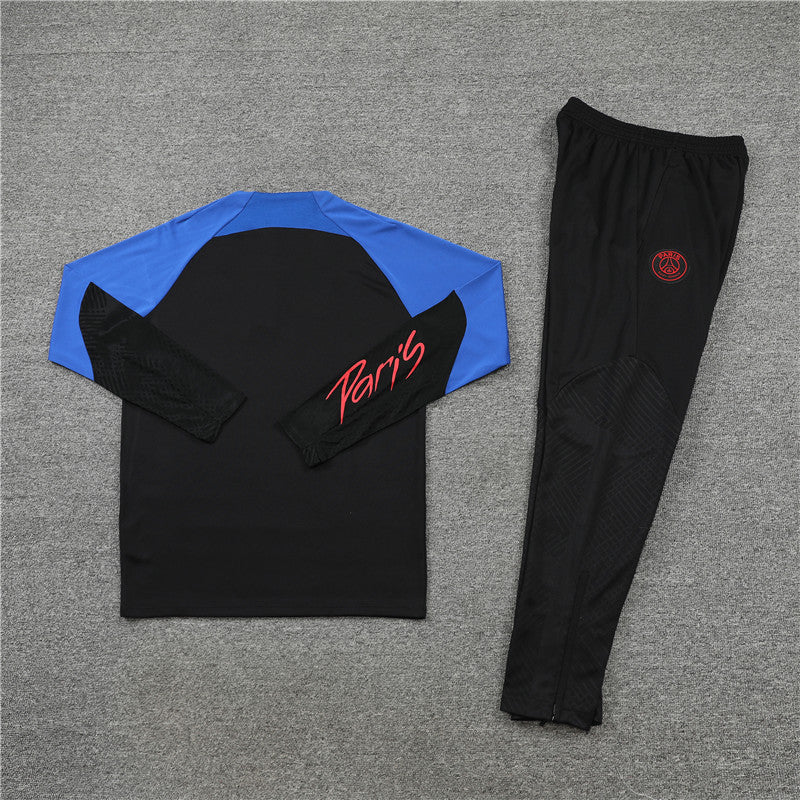Jordan Paris Black With Colorful Tracksuit