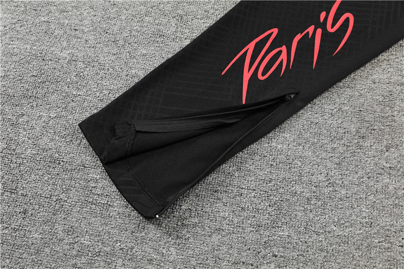 Jordan Paris Black With Colorful Tracksuit