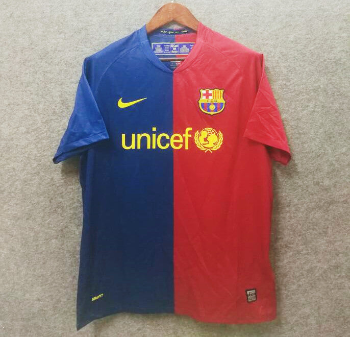 08/09 Barcelona Home Retro Jersey Jersey