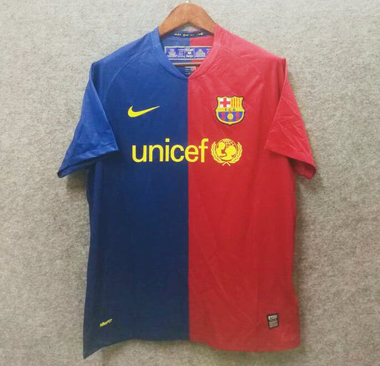 08/09 Barcelona Home Retro Jersey Jersey