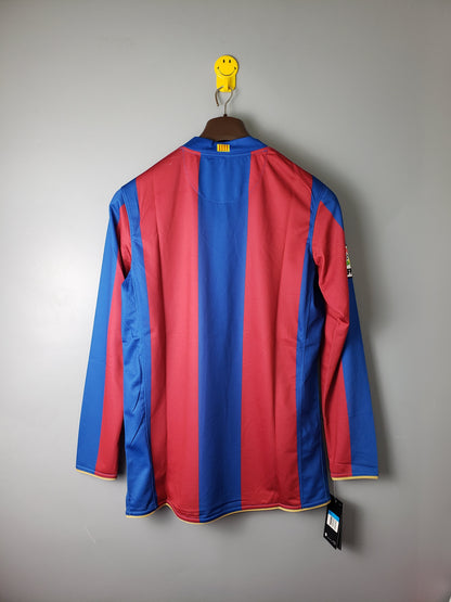 07/08 Barcelona Home Long Sleeve Retro Jersey