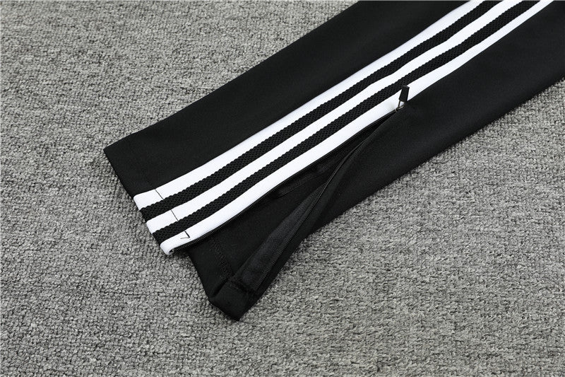 Real Madrid White High Collar Tracksuit