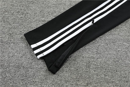 Real Madrid White High Collar Tracksuit