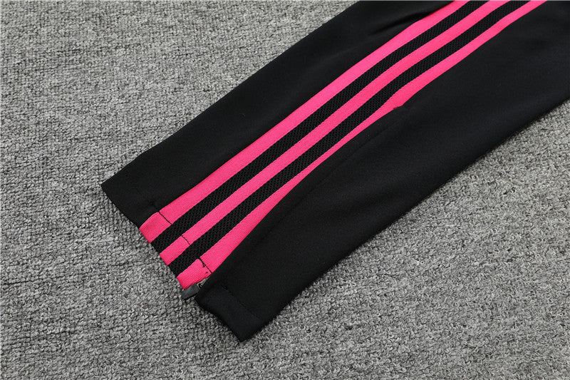 Juventus Rose Red High Collar Style Tracksuit
