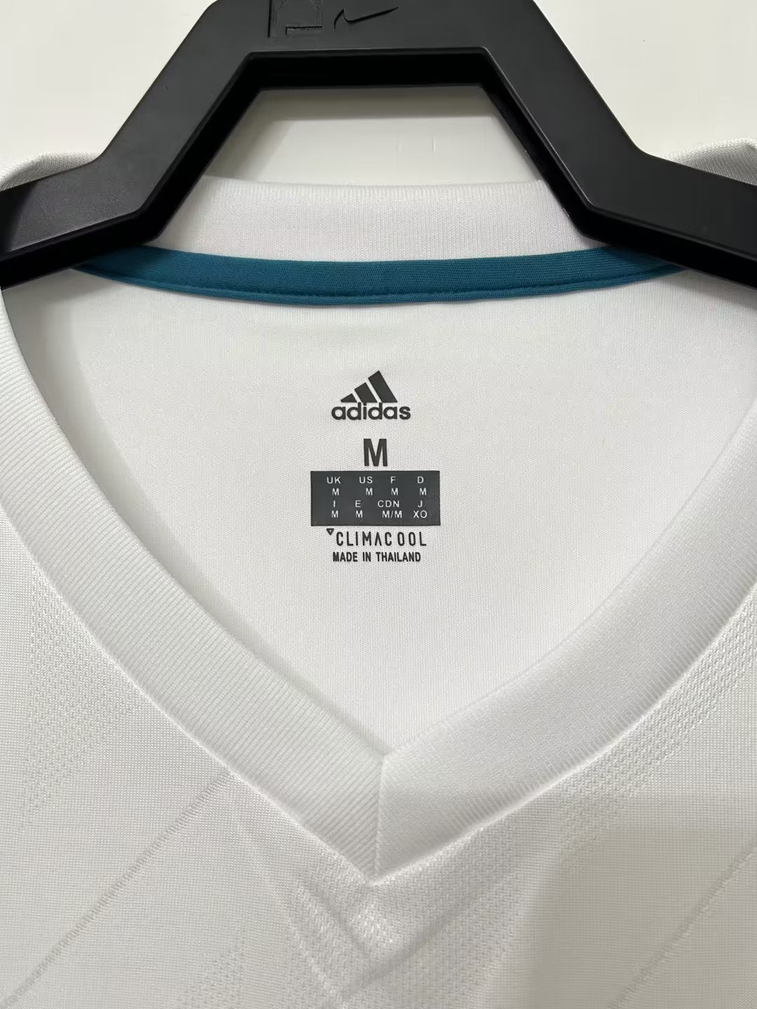 2017-18 Real Madrid Home Long Sleeves Retro Jersey