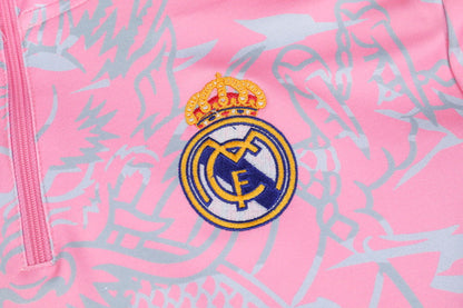 Real Madrid Pink Dragon Tracksuit