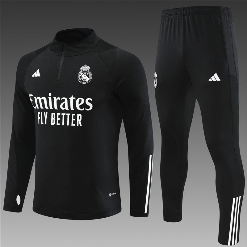 Real Madrid Black Tracksuit