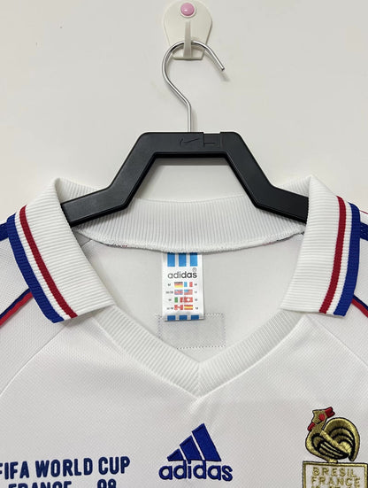 98 France Away Retro Jersey