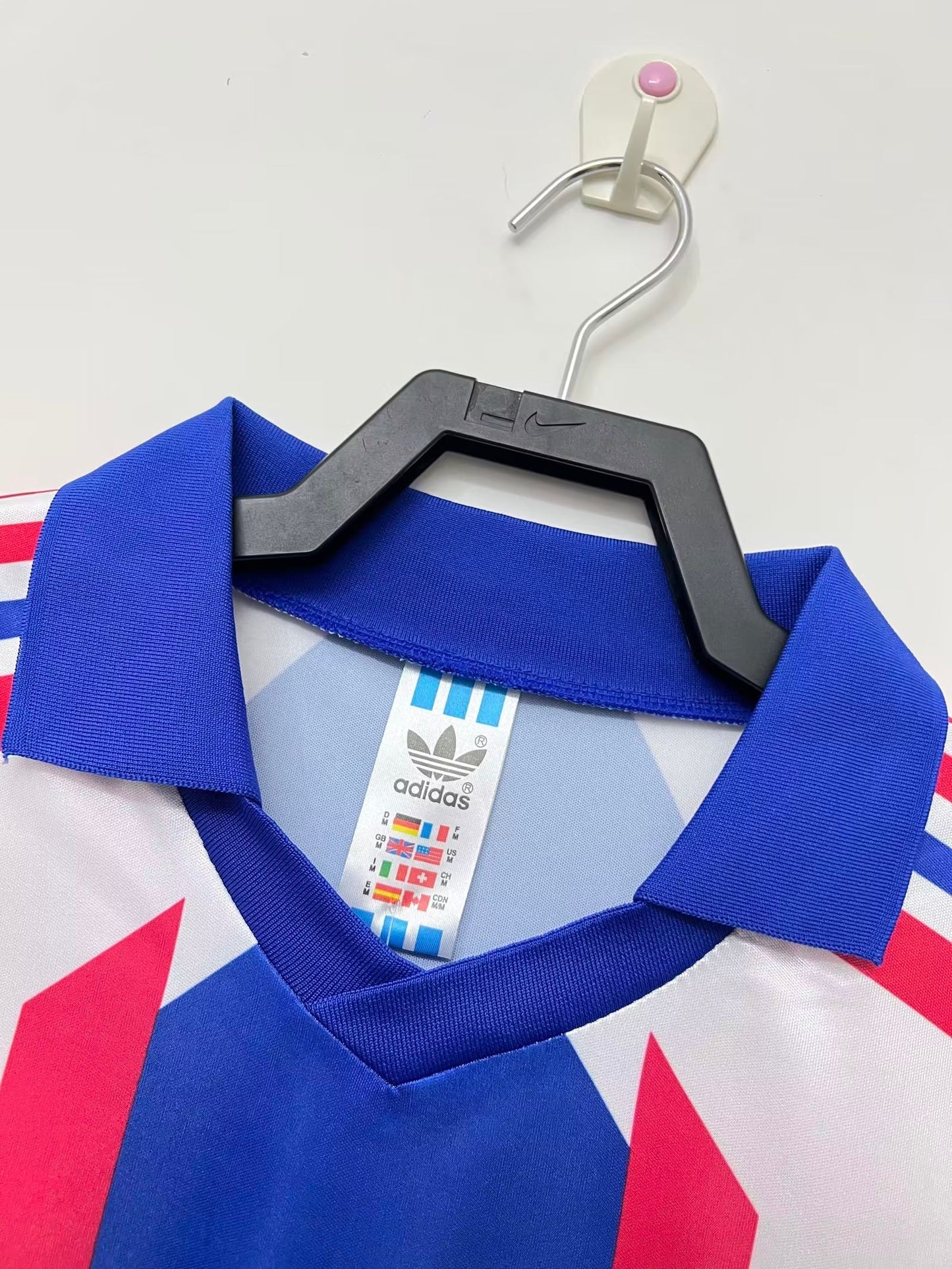 1990 France Home World Cup Retro Jersey