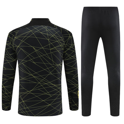 Jordan Paris Black And Yellow Tracksuit