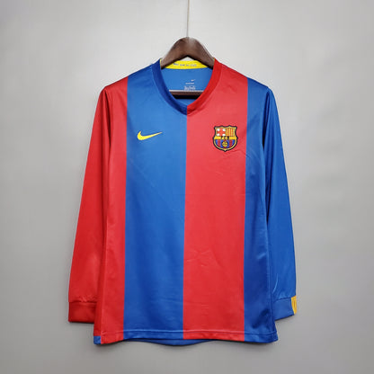 06/07 Barcelona Home Long Sleeve Retro Jersey