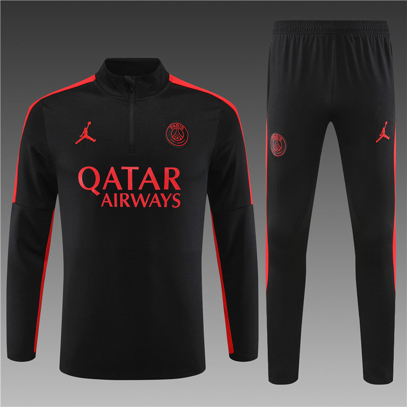 Jordan Paris Black Color Tracksuit